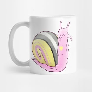 Queerplatonic Pride Snail Mug